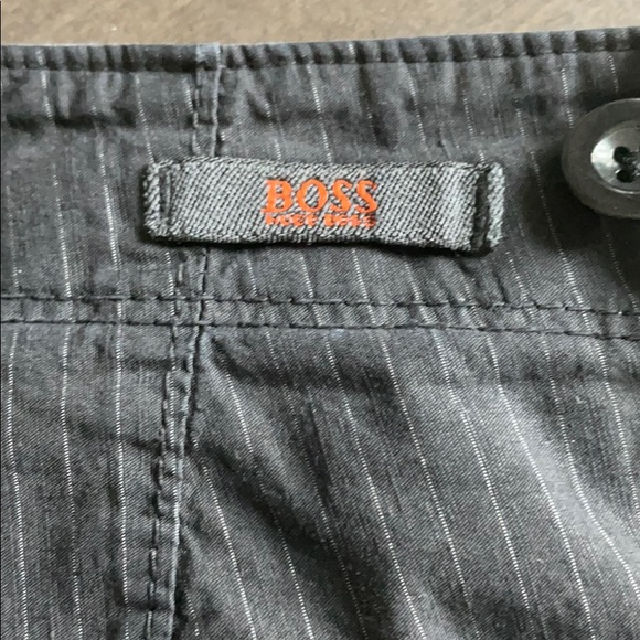 Hugo Boss black pants with thin stripe - Picture 2 of 9